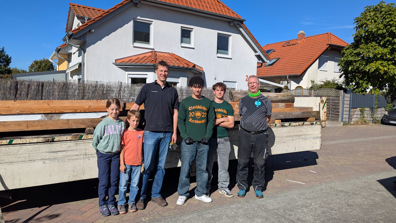 Holzspende aus Egelsbach